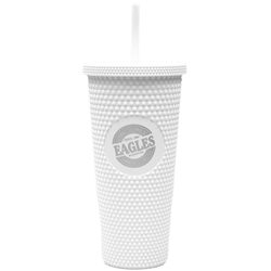 Galway Studded Travel Tumbler in White
