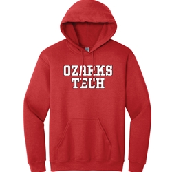 Red Hood w/ White Ozarks Tech Logo