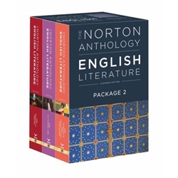 PICK FORMAT: NORTON ANTHOLOGY OF ENGLISH LITERATURE VOL D, E, F