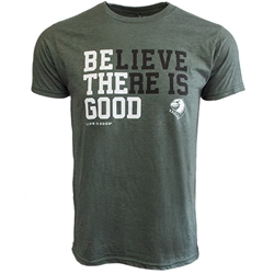 Life is Good Unisex Special Blend Tee in Heather Forest