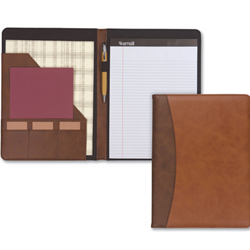 Padfolio Two Tone Brown & Tan