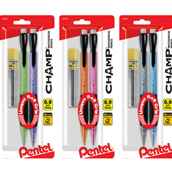 Pentel Champ Mechanical Pencil Starter Set .9