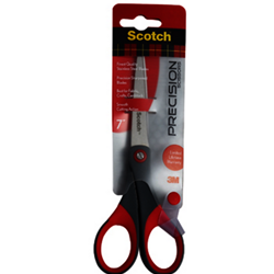 Scotch Scissors 7" Red and Grey Handle