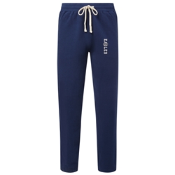 Unisex Open Bottom Fleece Pant in Vintage Blue