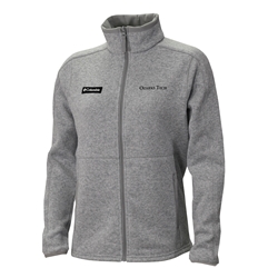 Ladies Sweater Weather Full Zip Fleece in Cool Grey - Colombia