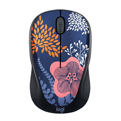 Logitech Design Collection Wireless Mouse - Forest Floral