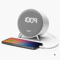 Ihome Bluetooth Alarm Clock in White