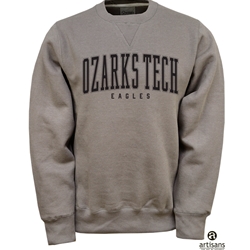 Carson HEavy Weight Crew Sweatshirt in Teak