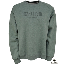 Bennett Raglan Crew in Sage