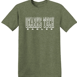 Unisex 100% Ringspun Cotton Tee in Military Green