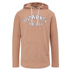 Miles Slub Hooded Tee in Praline