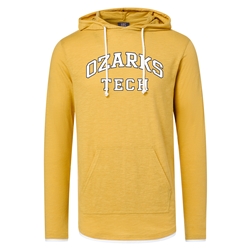 Miles Slub Hooded Tee in Ginger