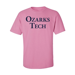 Classic Unisex Tee in Azalea w/ Ozarks Tech Logo