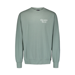 Unisex Crew in Greenstone w/ Ozarks Tech Logo