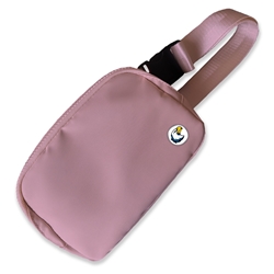 Belt Bag with Medallion in Pink