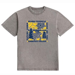 Mineral Wash Tee in Vintage Grey