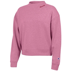 Ladies Triumph Fleece Crew in Moonlight Mauve - Champion