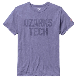 Victory Falls Triblend Tee in Heather Periwinkle