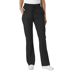 RQ Ladies Bootcut Scrub Pant in Black