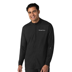 RQ Mens/Unisex Scrub Jacket in Black