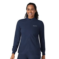 RQ Ladies Scrub Jacket in Navy