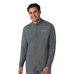 RQ Mens/Unisex Scrub Jacket in Pewter