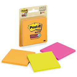 Post-It Neon Notes - 3 Colors
