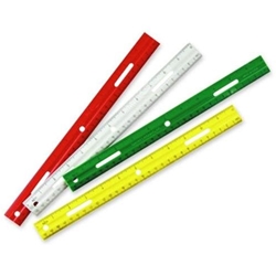 12" Ruler - Assorted Colors