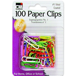 Paper Clips 100pk - Assorted