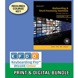 (2) BUNDLE: KEYBOARDING & WORD PROCESSING ESSENTIALS, LESSO