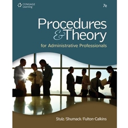 PROCEDURES & THEORY FOR ADMIN PROF (W/OUT WEBTUTOR ACCES