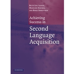 ACHIEVING SUCCESS IN SECOND LANGUAGE ACQUISITION