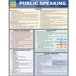 Barcharts: Public Speaking