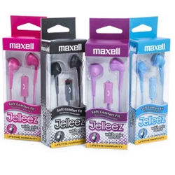 Maxell Jelleez Earbuds w/ Microphone