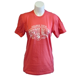 Ringspun Offsite Tee Richwood Valley in Watermelon