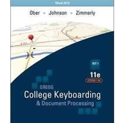 COLLEGE KEYBOARDING & DOCUMENT PROCESSING KIT 1