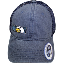 Blue Trucker Hat w/ Eagle Pride Patch