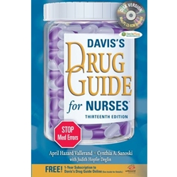 DAVIS'S DRUG GUIDE FOR NURSES (W/CD & BIND-INACCESS COD