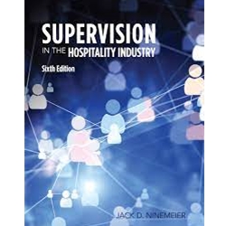 PICK FORMAT OPTION: SUPERVISION IN THE HOSPITALITY INDUSTRY W/ ANSWER SHEET