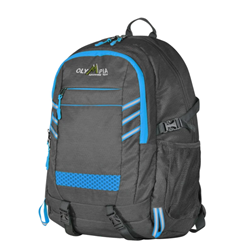 Olympia Huntsman Backpack - Grey/Blue