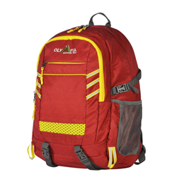 Olympia Huntsman Backpack - Red/Yellow