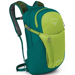 green osprey backpack