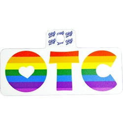 OTC Pride Rainbow Sticker 2"x2"