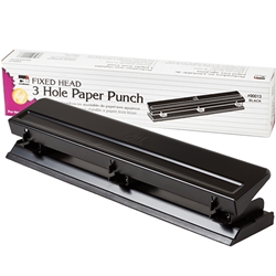 CL Metal Adjustable Three Hole Punch