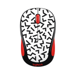 Wireless Mouse Zig Zag Red